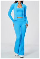 Pantalons droits pour femmes, shorts de sport sans couture, pantalons de yoga sexy, débardeur, ensemble de vêtements de sport, veste de yoga, ensemble veste de yoga