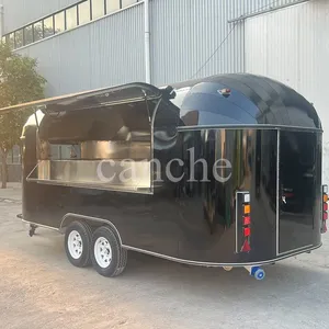 Camion de restauration mobile électrique à prix d'usine, chariot de nourriture de rue pour burgers, BBQ, tacos, remorque alimentaire mobile - Product Image 6