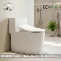 Couvercle de toilette intelligent avec eau chaude, lavage féminin, siège chauffant, fermeture douce, toilette électronique intelligente automatique pour usage domestique dans la salle de bain