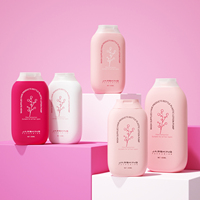 Botellas de Lujo Vacías Redondas de Plástico HDPE Marrón Mate para Loción, Limpiador Facial, Champú y Acondicionador con Tapa de Disco Abatible