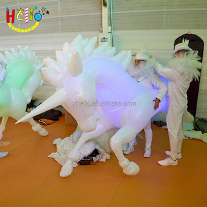 <span class=keywords><strong>Cheval</strong></span> gonflable blanc costume de <span class=keywords><strong>cheval</strong></span> gonflable licorne pour décoration de défilé - Product Image 4