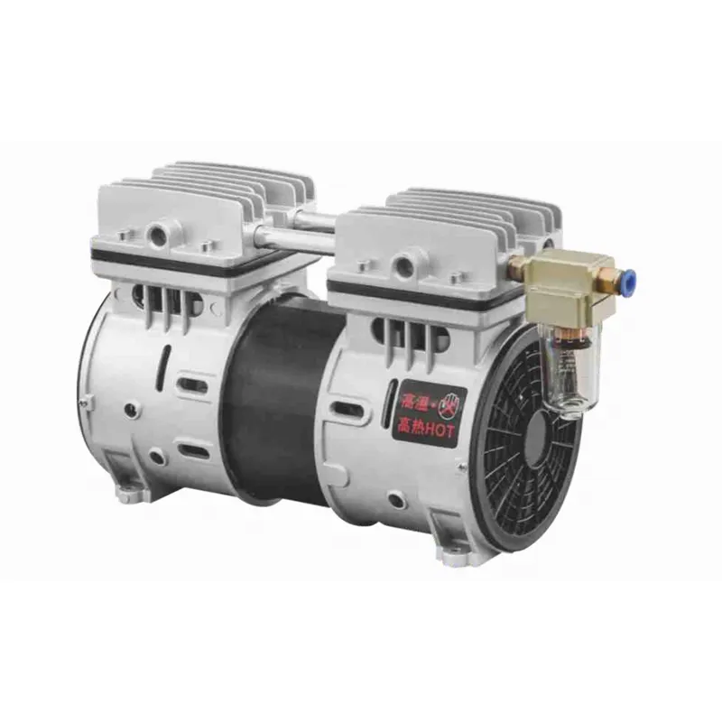 Best price Silent 560W AC DC oilless air-compressors pump head small 220v oil free air compressor motor