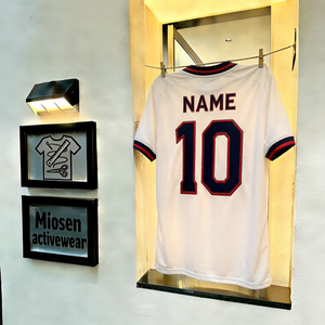 Maillot Blanc Édition Retour à la Maison 2024 Personnalisable Noms des Stars Cadeau pour les Fans Kits de Football Respirants 100% Polyester Manches Courtes - Product Image 1