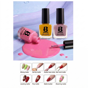 Colección de Esmaltes de Uñas Mate Aterciopelados, Alta Pigmentación, Larga Duración, Juego de Laca para Uñas, Pincel Suave, Calidad de Salón - Product Image 4