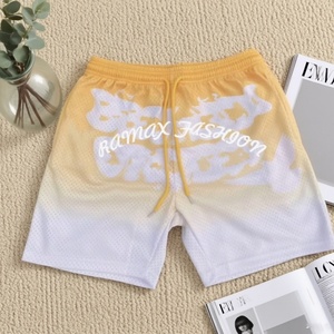 Pantalones Cortos de Malla para Hombre 2025 OEM con Bolsillos y Estampado Serigrafiado, Cintura Elástica Alta, Secado Rápido, Transpirables, Spandex/Poliéster 5 - Product Image 3