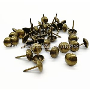 14mm Diameter Antique <b>Style</b> Tacks Copper Plated Iron Round <b>Head</b> Decorative Upholstery Furniture Hardware - Product Image 4