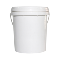 Récipient en plastique emballant 15L 18L 19L seau de 5 gallons avec couvercle