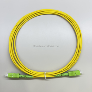 สายแพทช์ไฟเบอร์ออปติกจากโรงงานโดยตรง SC/APC แบบ Single Mode Simplex G652D ขนาด 3.0 มม. ความยาวคลื่น 1310/1550 นาโนเมตร รับประกัน 12 เดือน - Product Image 1