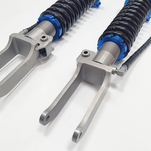Amortiguador Ajustable de Compresión y Rebote Doble de <span class=keywords><strong>3</strong></span> Pulgadas de Elevación Delantera y Trasera, 2.5 Pulgadas de Diámetro, Azul - Product Image 3