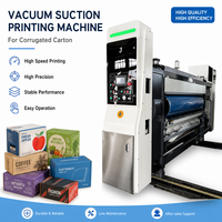 Machine d'impression flexographique à transfert sous vide entièrement automatique pour carton ondulé à 3/5/7 couches