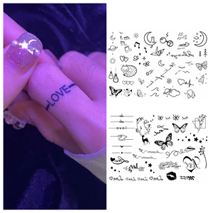 สติกเกอร์ติดนิ้วรูปนางเงือกผีเสื้อแบบกำหนดเองล่าสุดกระดาษปิดตัวแบบกึ่งถาวร - Product Image 1