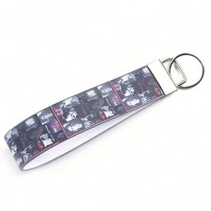 Llavero Personalizado con Cordón Corto, Clip Metálico, Hebilla de Tela, Cordón para Muñeca, Transferencia Térmica, Poliéster, Anillo para Llaves de Teléfono Móvil - Product Image 6
