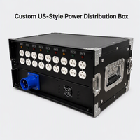 Boîte de Prise NEMA Portable Étanche et Anti-Poussière Certifiée CE 3 Voies 20A 120V, Vente Directe Usine, Idéale pour Ateliers et Expositions