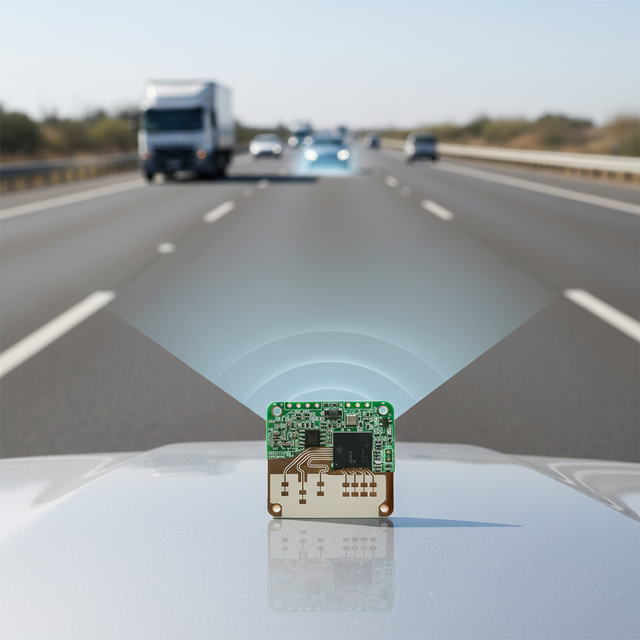 LBWB V20 77GHz Millimeter Wave Radar with 0.1m-40m Detection Range High Resolution for Traffic and Automotive Field