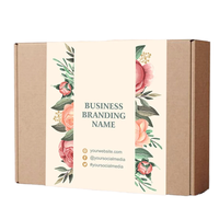 Cajas de Embalaje de Papel Kraft Reciclado Ecológico Personalizadas al por Mayor, Bandas de Papel Impresas para Calcetines, Ropa Interior, Zapatos y Prendas de Vestir