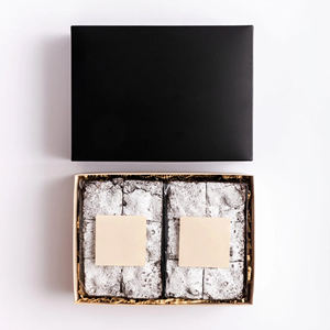 Superventas nuevo estilo caja de embalaje rosa pastel tuerca <span class=keywords><strong>Donuts</strong></span> Sushi pastelería panadería personalizada galleta Brownie caja de embalaje con insertos - Product Image 6
