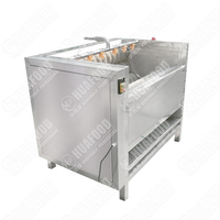Volautomatische Efficiëntie Cassave Wortel Gember Aardappel Wasmachine Fruit En Groenten Reinigingsmachine