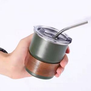 Gobelet isotherme en acier inoxydable 300 ml pour café, thé et jus, empilable, pour le camping - Product Image 1