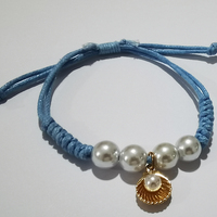 Bracelet ajustable en coton ciré avec breloque pour femme - Style tressé tendance, bijou polyvalent et élégant, cadeau par Zichuan