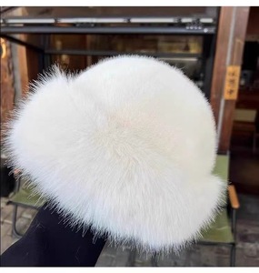 Allch Women's <strong>Fluffy</strong> Plush Faux Fur Bucket <strong>Hat</strong> <strong>Winter</strong> Warm Ear-Protection Fisherman's Cap Wholesale for Casual Scene - Product Image 4