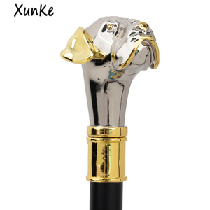 Bastón para caminar de moda de Metal Pug de oro negro desmontable precioso Noble encantador bastones de <span class=keywords><strong>autodefensa</strong></span> - Product Image 4