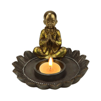 Artisanat en résine personnalisé pour la fabrication de statues de Bouddha et de petits ornements, ornementation de la maison, fabricant de figurines personnalisées, récipient à bougies