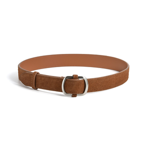Cinturón de Cuero Genuino Mate Retro Americano Transfronterizo para <span class=keywords><strong>Mujer</strong></span>, Decorativo, de Alta Gama, con Hebilla de Cobre, Venta al por Mayor - Product Image 4
