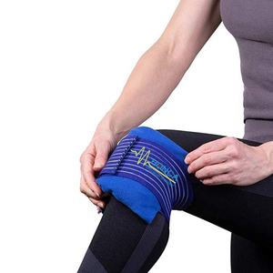 Gneto di ghiaccio personalizzato per compressione a freddo con tessuto avvolgente e fascia elastica Gel per terapia del freddo caldo impacco di ghiaccio per ginocchio - Product Image 3