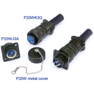 ขั้วต่อกันน้ำ CSP P20W รุ่น P20WJ3AK3Q ผลิตจากอะลูมิเนียมหล่อขึ้นรูป สำหรับงานอากาศยาน - Product Image 2