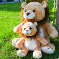 Peluche Lion Personnalisée Douce et Mignonne, Poupée en Peluche OEM, Créez Votre Design, Poupée à Câliner pour Enfants, Cadeau de Haute Qualité