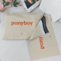 Sac de Courrier Personnalisé Imperméable en PE à Bord Plat avec Logo Imprimé, Sac d'Expédition Coloré pour Vêtements et Emballage