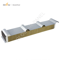 CE 50mm 75mm 100mm Sandwich-Wand- und Dachpaneele Verzinktes Stahlblech Feuer- und Wasserbeständig Umweltfreundlich Geeignet für Fabriken und Lagerhallen