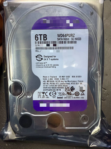 In Stock 6TB 3.5 Inch SATA <b>Internal</b> Hard <b>Drive</b> 5400 RPM 256MB Cache Metal HDD for CCTV Monitoring Server Storage WD64PURZ - Product Image 5