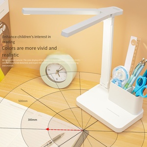 Foldable Double Head LED Desk <strong>Lamp</strong> USB Three-level Brightness Plug <strong>Charge</strong> 1200mA Eye-protecting Reading Table <strong>Lamp</strong> - Product Image 2