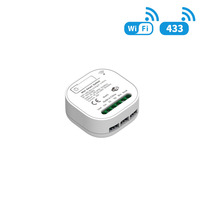 Tuya 16A Mini SmartWall Switch Module Wifi/Zigbee Relay Auto-alimenté Bidirectionnel Android Compatible Smart Remote Smart Home System