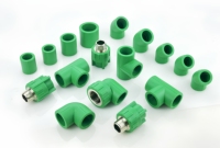 Raccord en T en polypropylène PPRC pour plomberie, connecteur de conduite d'eau, joint durable résistant à la chaleur, anti-fuite, pour système de construction résidentiel