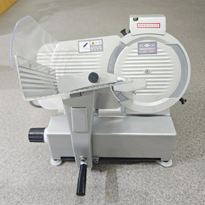 Rebanadora comercial <span class=keywords><strong>de</strong></span> 12 pulgadas, Cortadora automática <span class=keywords><strong>de</strong></span> carne, corte dinámico mecánico, rollo <span class=keywords><strong>de</strong></span> cordero, máquina <span class=keywords><strong>de</strong></span> carne congelada <span class=keywords><strong>de</strong></span> vaca gorda - Product Image 6
