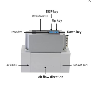 Medidor de Flujo Másico de Gas Térmico con Pantalla LCD Multiángulo, Modbus RTU, Alarma Dual NPN, Analógico 1-5V/4-20mA, Canal de Gas de Aluminio 6061, Aire N - Product Image 2