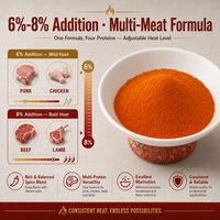 BAIWEIDIN Poudre de marinade pour poulet frit épicé 5kg en vrac pour restaurants et services de traiteur