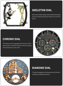 Esfera de Reloj OEM Miyota 9015 8215, Accesorios de Estilo Vintage, Logotipo Personalizado, Esfera de Reloj de Piloto Marrón Texturizada Impresa de 36 mm, Fabricante - Product Image 4