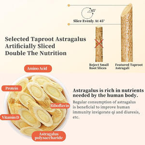 ชาสมุนไพรจีนบริสุทธิ์บริสุทธิ์จาก Huang Qi ขนาด0.8-1.0ซม. - Product Image 6