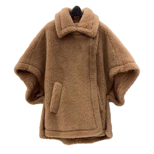 新入荷 シェアリングウールファーコート ファッションラムファーポンチョ テディコート レディース - Product Image 1