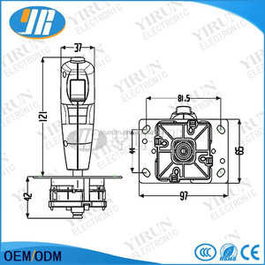 8-way joystick điều khiển chuyến bay với rung 5pin bay Joystick Top nút lửa đồng tiền hoạt động Arcade trò chơi máy vui chơi giải trí - Product Image 6