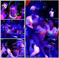 Lumière noire à uv 6x9x3w, éclairage par bar pour DJ, disco, lumière noire pour fête, anniversaire, mariage