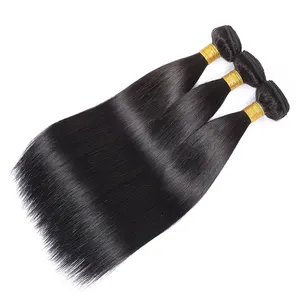 Peruaanse 100% 14a Grade Natuurlijke Cuticula Uitgelijnd Bot Recht Groothandel Ruwe Bundels Braziliaanse Human Hair Extensions