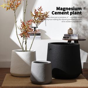 Maceta Moderna y Sencilla con Acabado Cepillado, Transpirable, para Plantas, Estilo Nórdico, Popular en Internet - Product Image 4