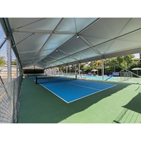 Tentes de sport TENTCHO personnalisées de haute qualité en aluminium pour événements de pickleball et de tennis en plein air, 18x8 m