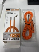 Kabel Pengisian Daya Super Cepat 2-in-1 240W 27W Silikon Cair dengan Konduktor Tembaga Murni untuk Ponsel dan Tablet Android