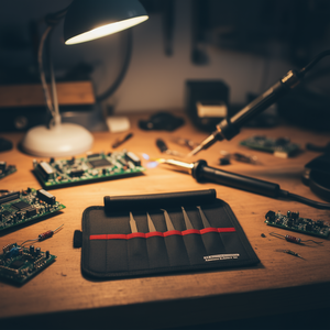 Assortiment de pinces à épiler en résine synthétique ESD, ensemble d'outils de précision de 5 pièces pour la réparation électronique - Product Image 2