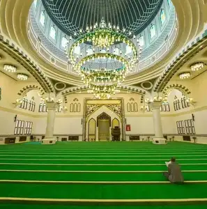 Tappeto masjid di alta qualità in nylon tappeto moschea moderna moschea chiesa di preghiera tappeto